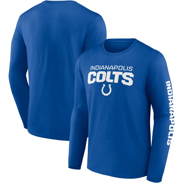 Indianapolis Colts Blue Go the Distance Long Sleeve T-Shirt